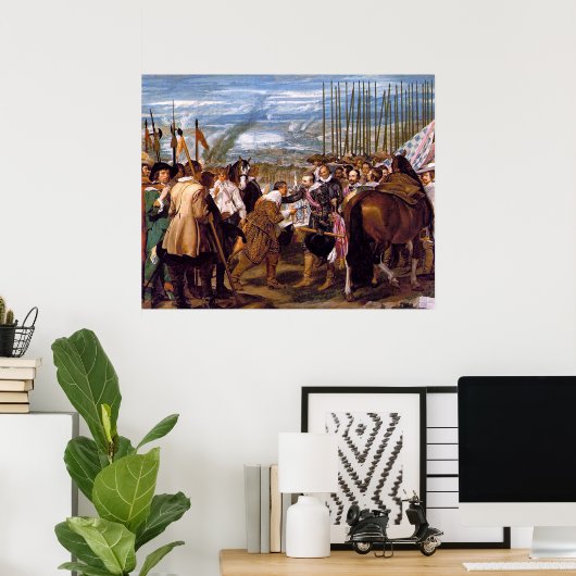Poster The Surrender of Breda, fine art, (Bureau à domicile)