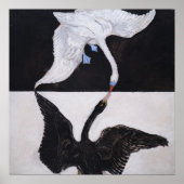 Poster The Swan No.1, Group IX SUW, Hilma af Klint (Devant)
