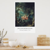 Poster The Swing by Fragonard – Rococo Art (Cuisine)