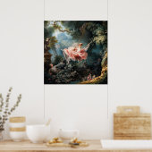 Poster The Swing by Jean-Honore Fragonard (Cuisine)