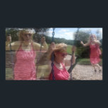 Poster The Swinger - Ken Gage Photographie<br><div class="desc">Le Swinger. 2013, Ken Gage. Photographie. Modèle : Marie Gage.</div>