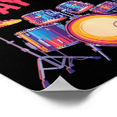 Poster The Tem Is What I Say It Is, Drumming And Drumset (Coin)