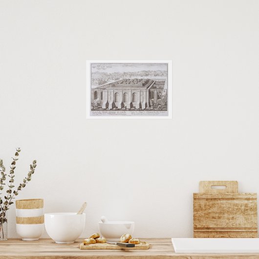 Poster The Temple of Solomon, Jérusalem, from 'Design (Cuisine)