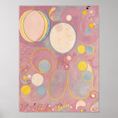 Poster The Ten Largest No. 8 Adulthood, Hilma af Klint (Devant)