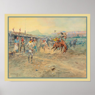 Poster "The Tenderfoot" Vieux West Cowboy