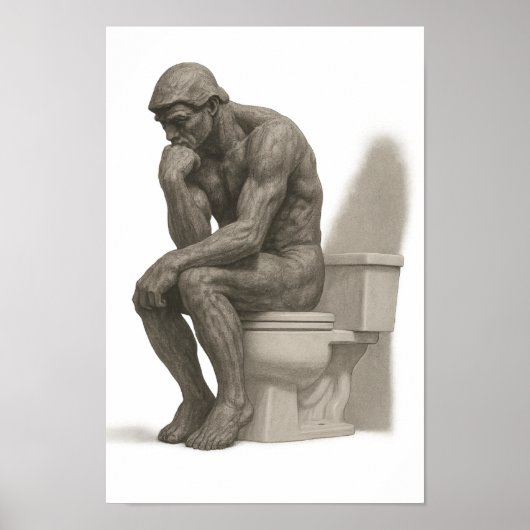 Poster The Thinker on the Throne (Devant)