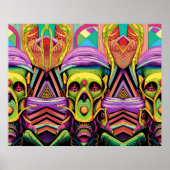 Poster The Three Cyborg Problem (Devant)