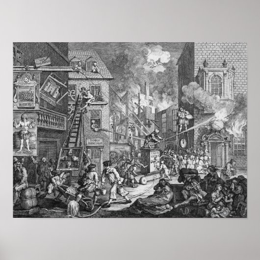 Poster The Times, Plaque I, 1762 (Devant)