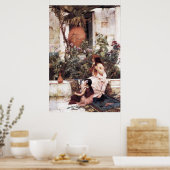 Poster The Toilet, par John William Waterhouse - 1889 (Cuisine)