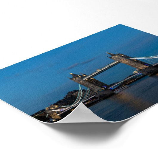 Poster The tower bridge at blue hour (Coin)