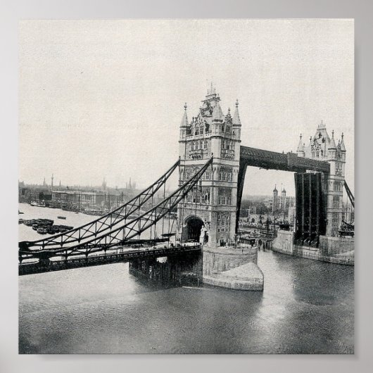 Poster The Tower Bridge, London 1913 (Devant)