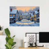 Poster The Town In Winter (Bureau à domicile)