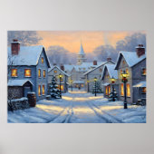 Poster The Town In Winter (Devant)