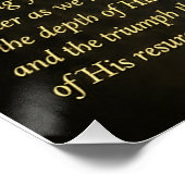 Poster "The Ultimate Sacrifice" Easter Greeting (Coin)