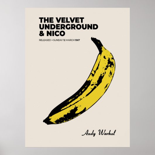 Poster The Velvet Underground & Nico (Devant)