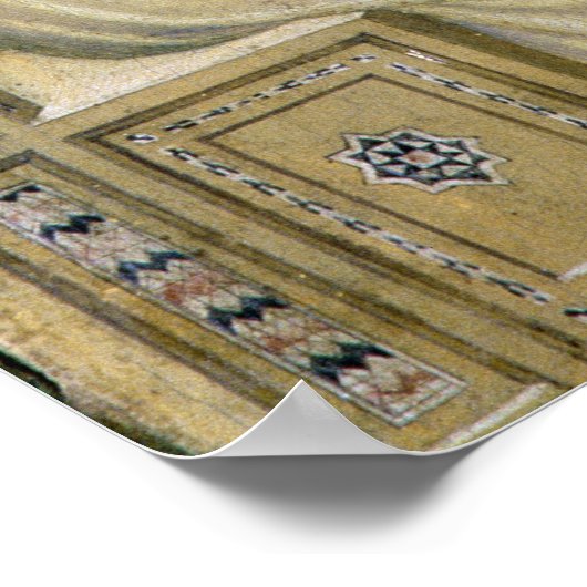 Poster The Virgin appearing to St. Bernard, détail from a (Coin)