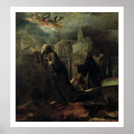 Poster The Vision of St. Francis of Paola (Devant)
