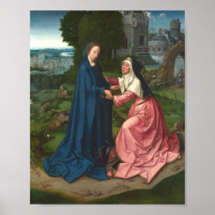 Poster The Visitation Saint Elizabeth To The Virgin Mary