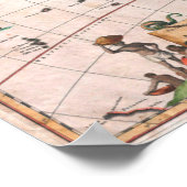 Poster The Visscher map of the New World (Coin)