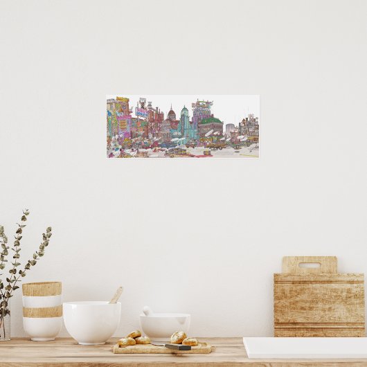 Poster The Voltz Mural (Cuisine)