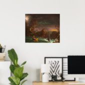 Poster The Voyage of Life, Manhood, Thomas Cole (Bureau à domicile)