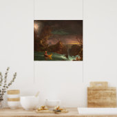 Poster The Voyage of Life, Manhood, Thomas Cole (Cuisine)