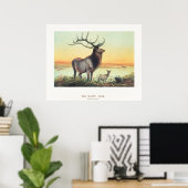 Poster The Wapiti Deer (Bureau à domicile)