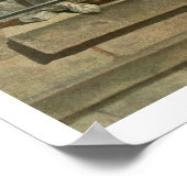 Poster The Washerwoman, gravée par J. Laurent Julien (c1 (Coin)