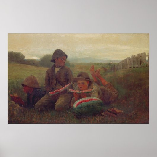 Poster The Watermelon Boys, 1876 (Devant)