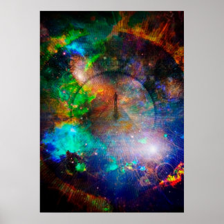 Poster The way to Eternity. Composition spirituelle