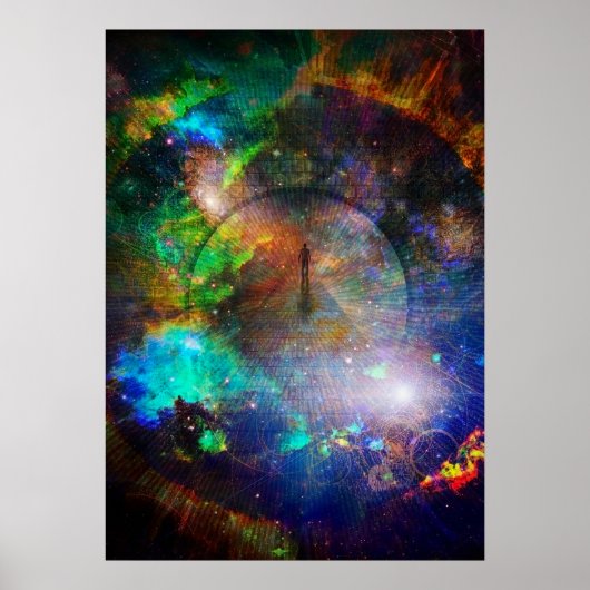 Poster The way to Eternity. Composition spirituelle (Devant)
