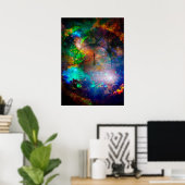 Poster The way to Eternity. Composition spirituelle (Bureau à domicile)