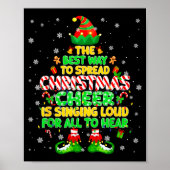 Poster The Way To Spread Christmas Elf Xmas Boys Mens Kid (Devant)