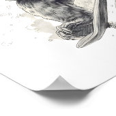 Poster The Wild Rider Bear Sketch (Coin)