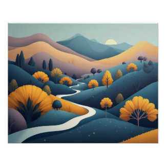 Poster The winding pathway