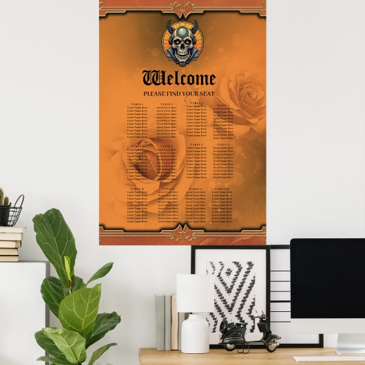 Poster The winged skull. (Bureau à domicile)