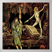 Poster "The Witch's Kitchen" par Harry Clarke (Devant)