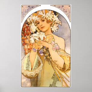 Poster The Woman with Flowers