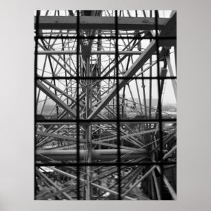 Poster "The Wonder Wheel B&W"