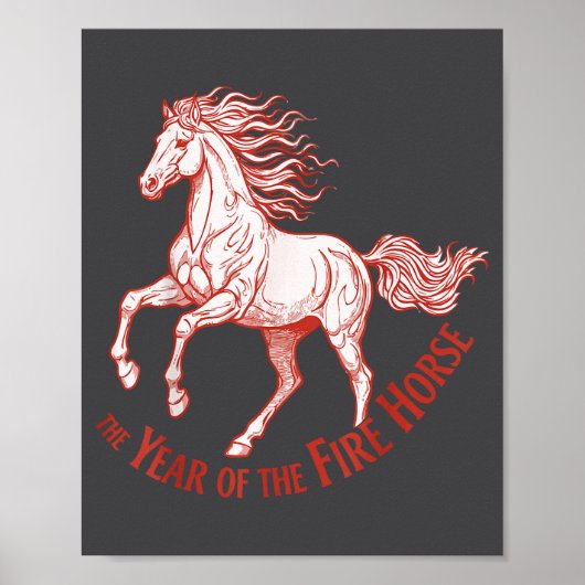 Poster The Year Of The Fire Horse 2026 Celebration  (Devant)