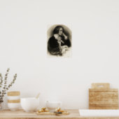 Poster the young Franz Liszt -portrait (Cuisine)