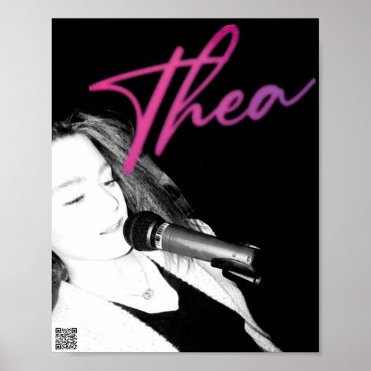 Poster Thea Singing (Devant)