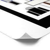 Poster Théâtre Columbia Minimaliste (Matte Print) (Coin)