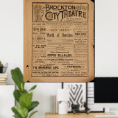 Poster Théâtre de Brockton City (Bureau à domicile)