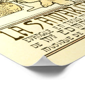 Poster Théâtre de la Renaissance Sarah Bernhardt Mucha (Coin)