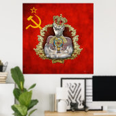 Poster Théâtre de l'Absurde - Rêve de Poutine - URSS 2.0 (Bureau à domicile)