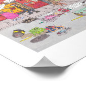 Poster Théâtre de l'heure de la venue (Coin)