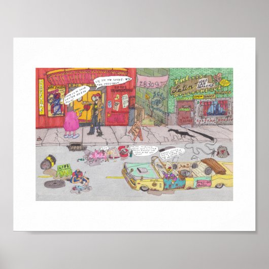 Poster Théâtre de l'heure de la venue (Devant)