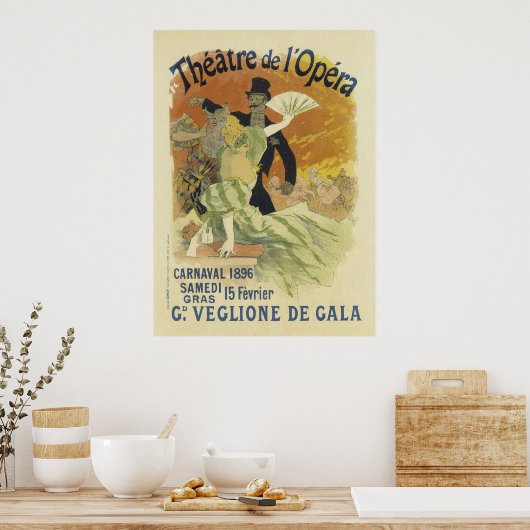 Poster Théâtre de l'Opéra (Cuisine)