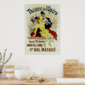 Poster Théâtre de l'Opéra ~ 1er Masque Bal (Cuisine)